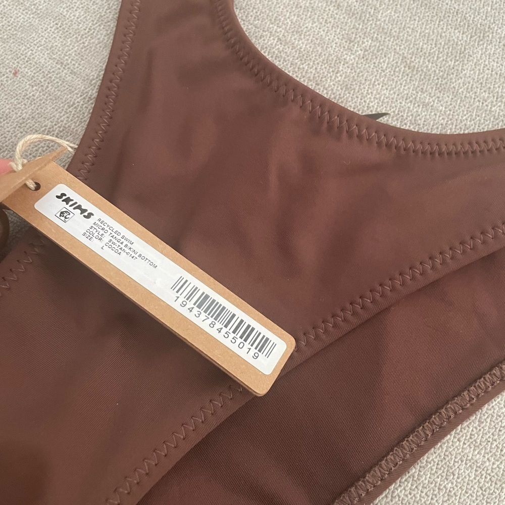 NWT Skims Signature swim tank bikini top and Microtanga swim bottom set - Picture 14 of 16